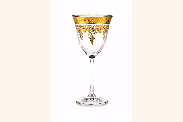 Piękne kieliszki do wina białego 190ml Jesolo Gold-JGC