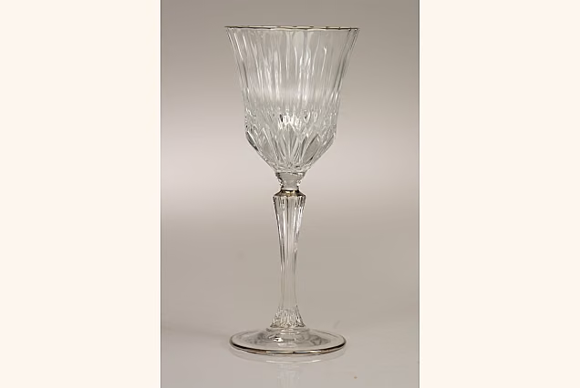 Eleganckie kieliszki do wody 280ml zdobione platyną ADAGIO PLATINUM-ADPB