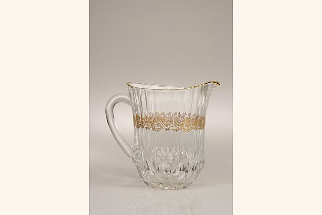 Kryształowy złocony dzbanek 1,5l CHarme-CHRO