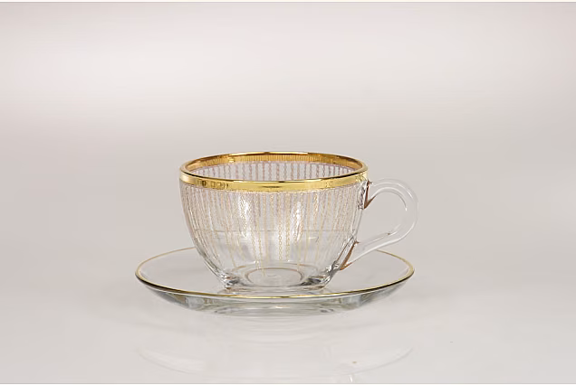 Rain Gold-RGH-Filiżanki do cappuccino ze spodkiem