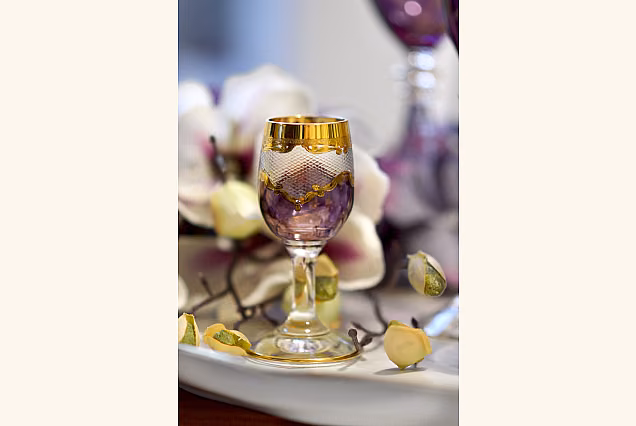 Kieliszki do wódki 35ml Bejrut Violet-BBE