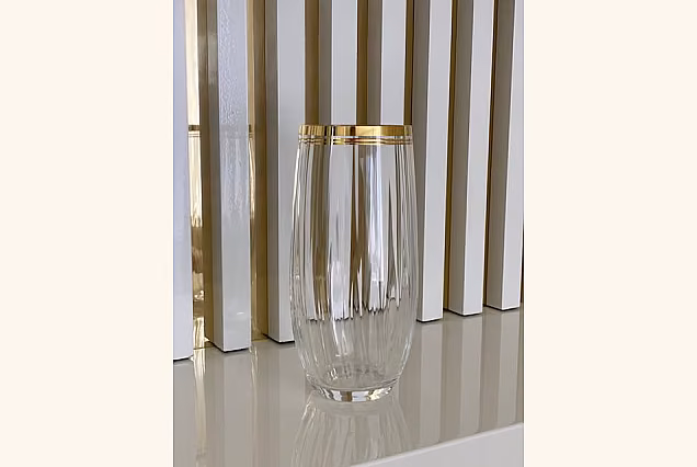 Marble Gold-MGD-szklanki wysokie 350ml