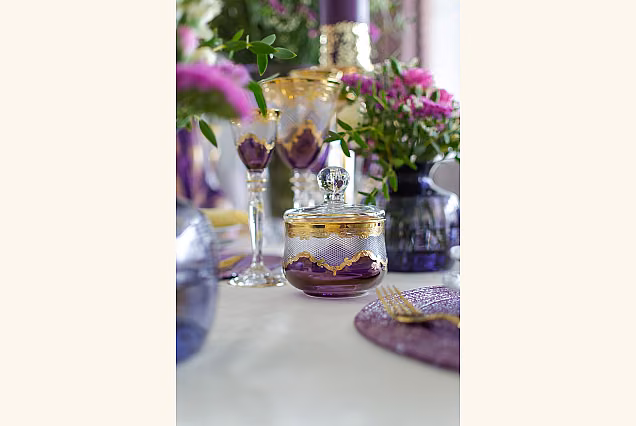 Śliczna cukierniczka Bejrut Violet-BBH