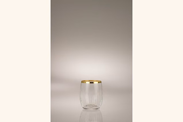 Faro Gold Optic-FGOE-szklanki niskie 300ml