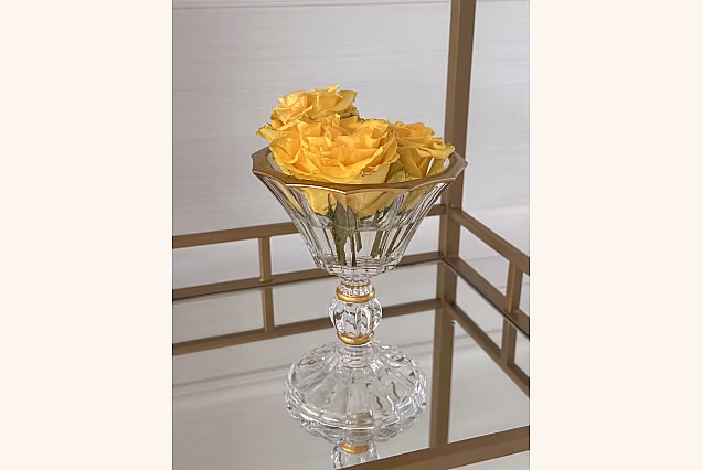Marigold-ME-misa na nodze śr 15cm ze złotym rantem