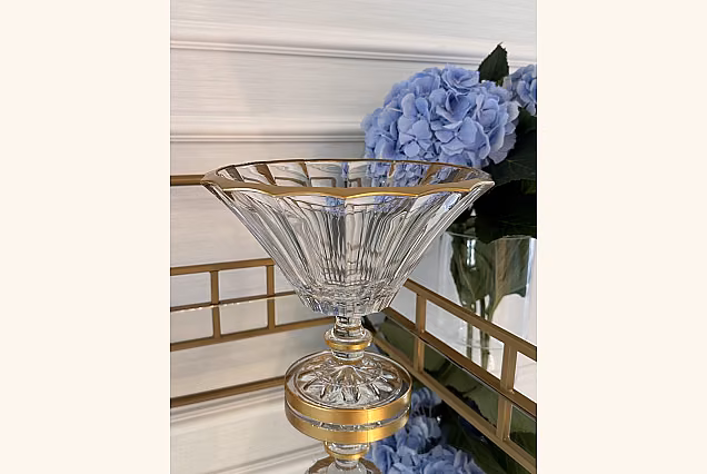 Marigold-MB-kryształowa misa na nodze 26cm
