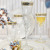 Eleganckie kieliszki do szampana 180ml zdobione Palermo Crystal -PCA
